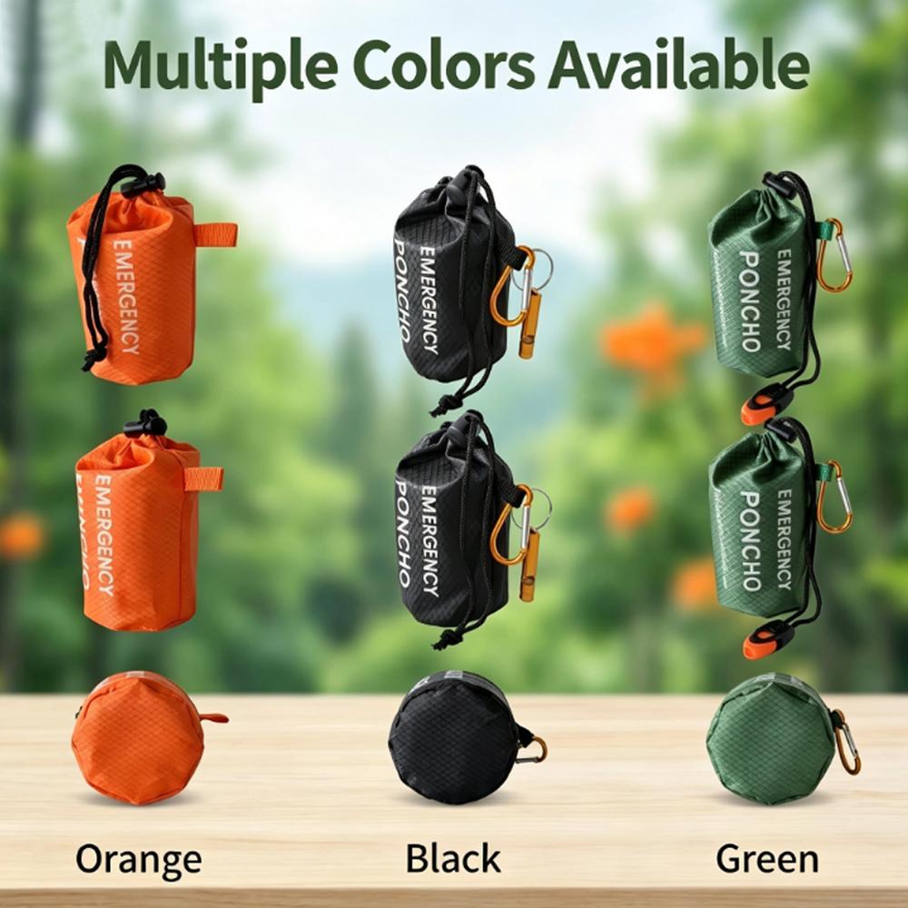 Portable Emergency Rain Poncho - đánh giá và giá Emergency Poncho Rain