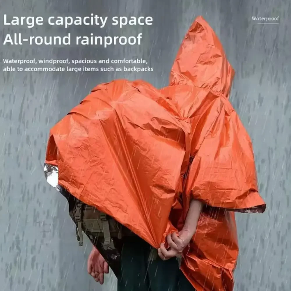 Hooded Emergency Rain Poncho W - đánh giá và giá Emergency Poncho Rain